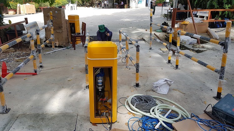 Nhật Thực lắp đặt barrier tự động tại Quảng Ninh trọn gói, giá rẻ