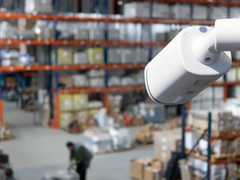 Camera giám sát cho kho ngoại quan