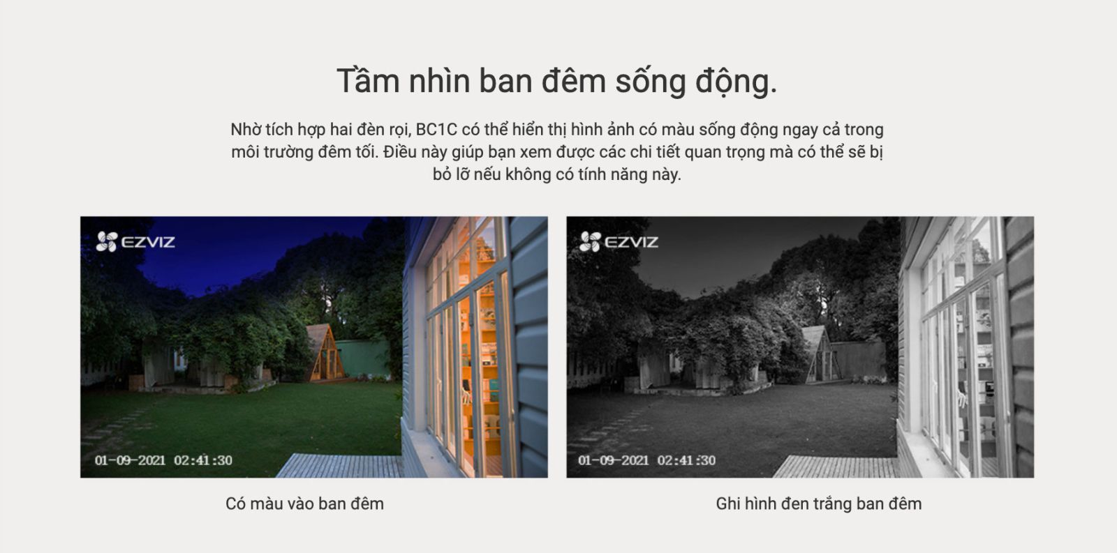 bc1c Chuấn nén H.264/H.265, Có màu ban đêm
