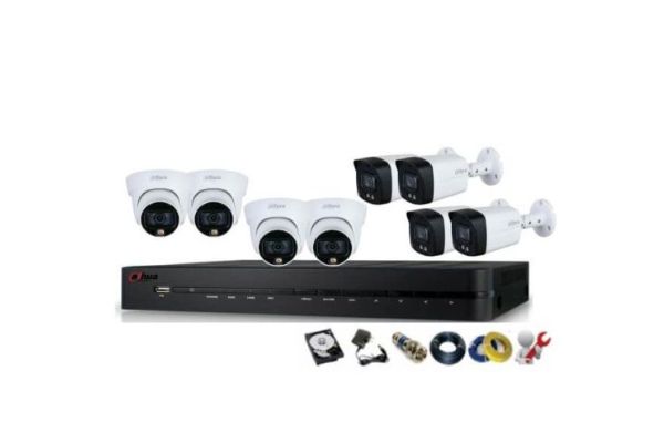 Trọn bộ camera Dahua 8 mắt gồm những gì