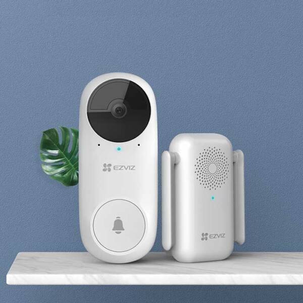 Bộ chuông cửa có hình không dây Ezviz CS-DB2C-A0-1E3WPBR