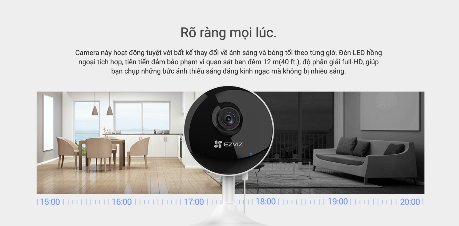 c1c-b 2mp Tầm nhìn ban đêm: 12m