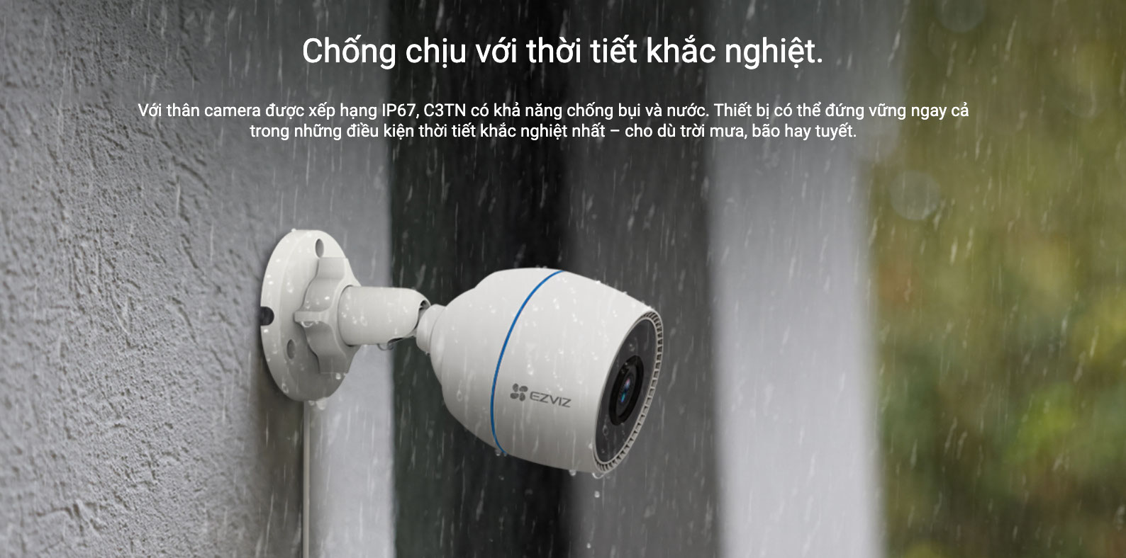 c3tn ezviz thiết kế chống nước