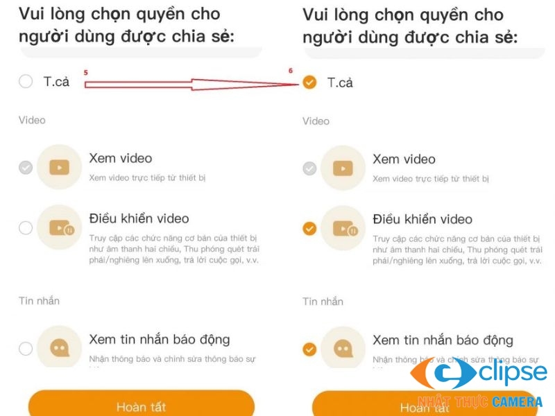 cách chia sẻ camera imou