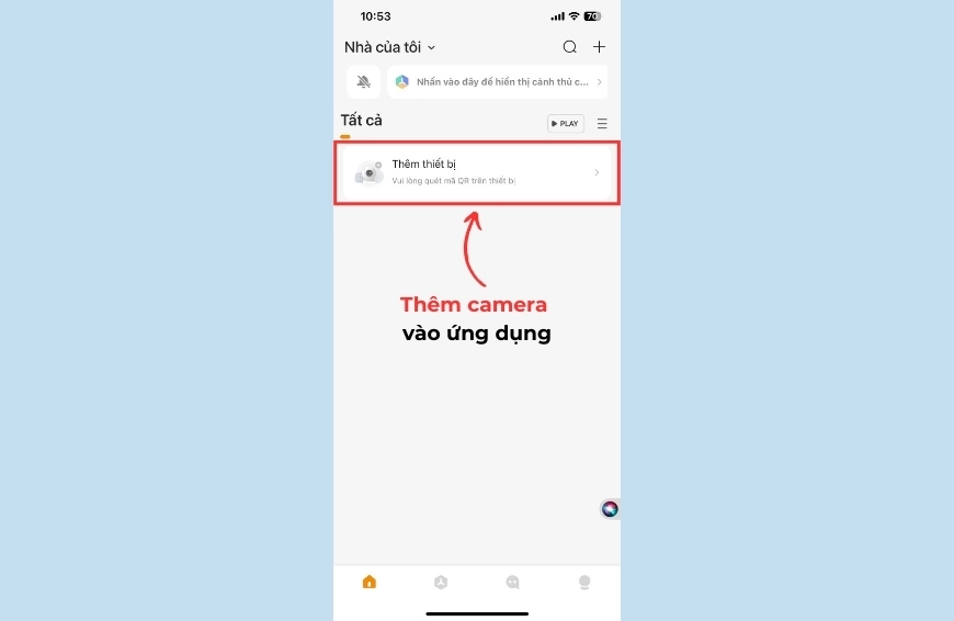 Thêm camera vào ứng dụng Imou Life