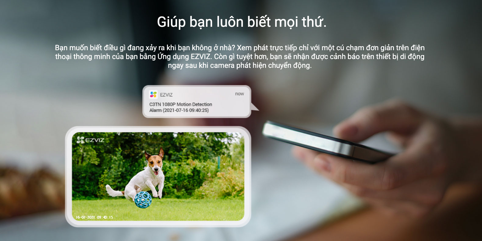 camera c3tn cảnh báo thông minh bằng âm thanh
