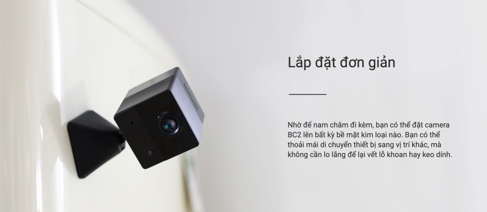 camera ezviz dùng pin bc2 Dễ lắp đặt và sử dụng