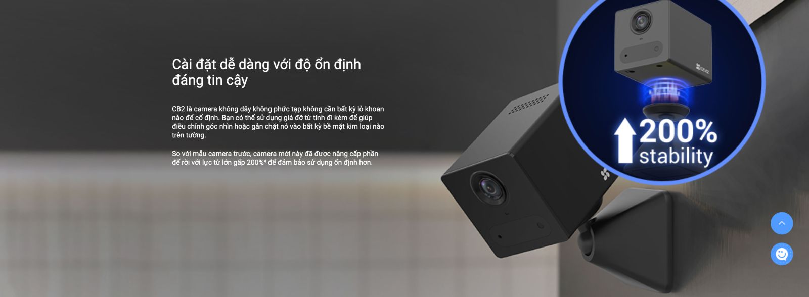 cs-cb2  1080p,bk Dễ lắp đặt và sử dụng