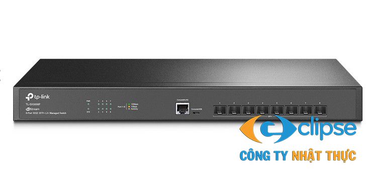 Switch Quản Lý JetStream L2+ 8 Cổng 10GE SFP+ TP-LINK TL-SX3008F
