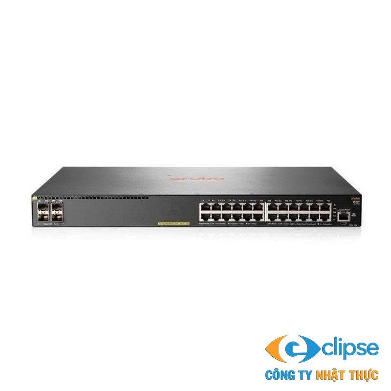 Switch mạng Aruba 2930F 24G PoE+ 4SFP+ (JL255A)
