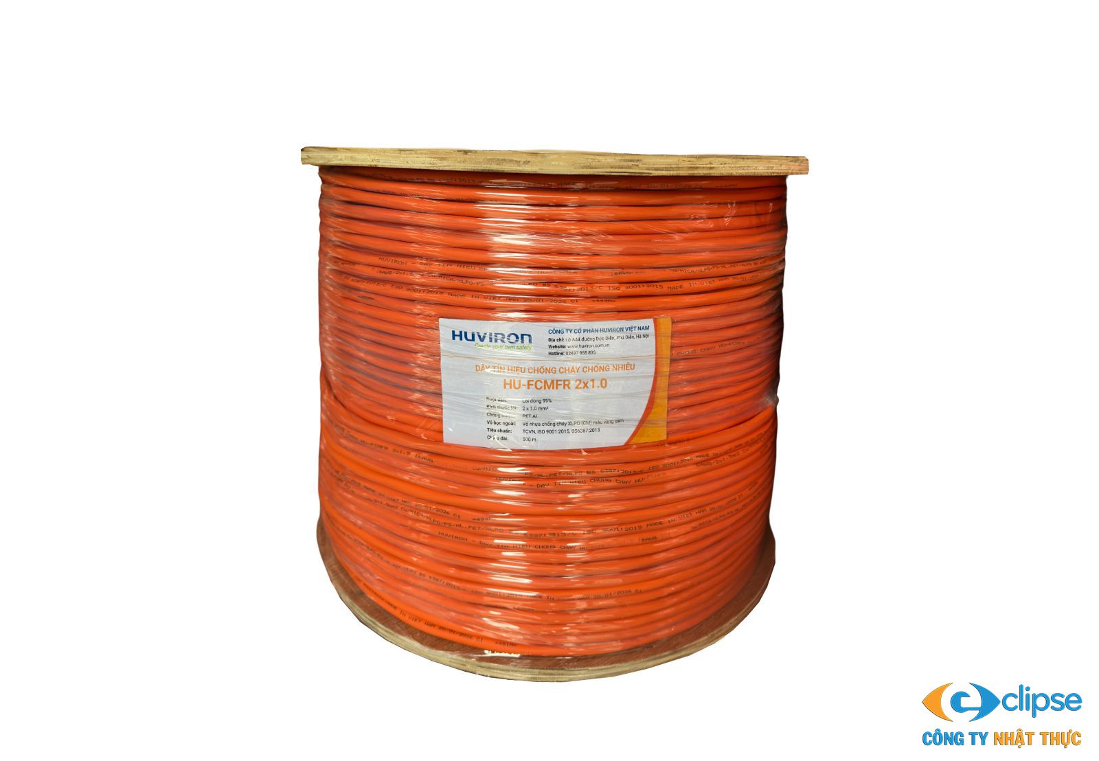 Dây tín hiệu chống cháy chống nhiễu HU-FCMFR 2x1.0