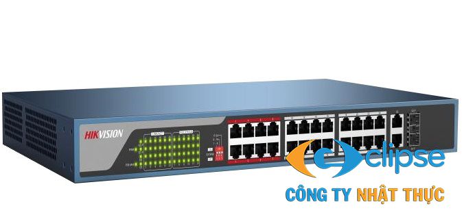 Switch POE 24 cổng 100M HIKVISION DS-3E0326P-E(B)