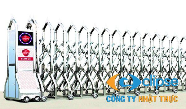 Cổng xếp Inox P-010