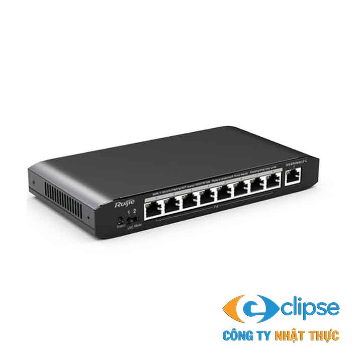 Switch POE 8 cổng RUIJIE RG-ES109G-LP-L