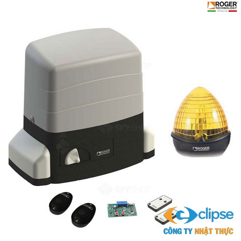 Cổng tự động trượt Roger Italia KIT R30 - 230V - 1200kg