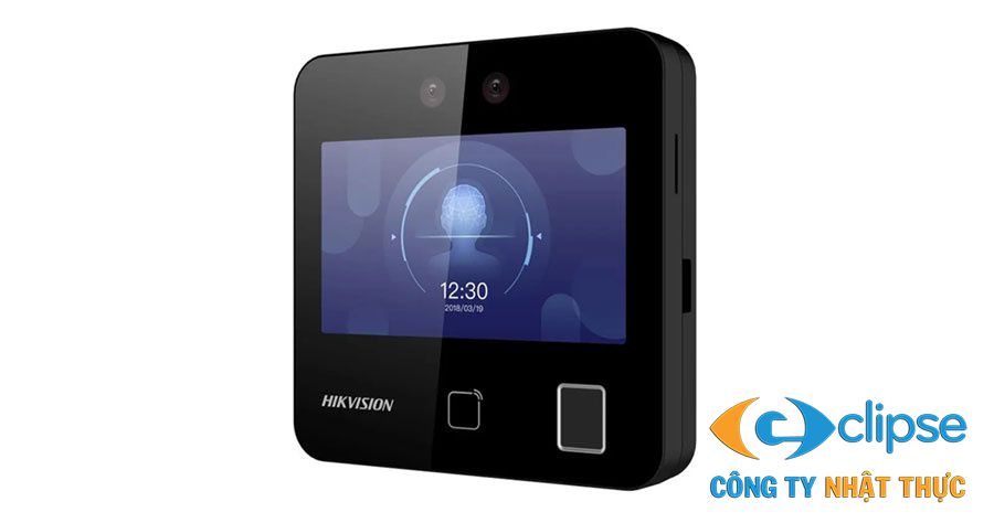 Máy chấm công khuôn mặt + vân tay + Thẻ Mifare HIKVISION DS-K1T343MFWX