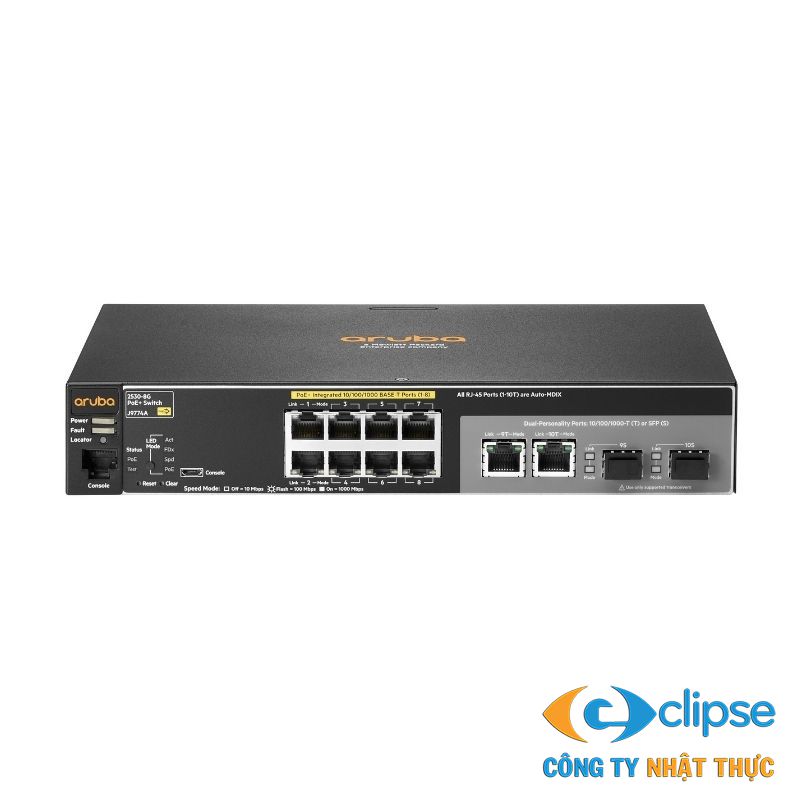 Switch mạng Aruba 2530 8G PoE+ (J9774A)