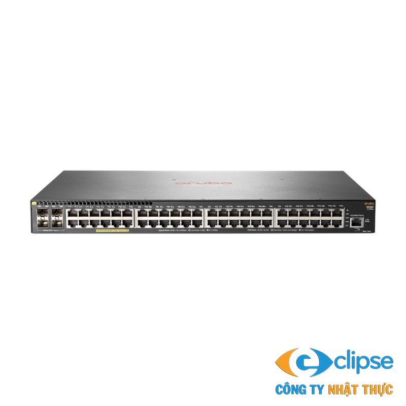 Switch mạng Aruba 2930F 48G PoE+ 4SFP+ (JL256A)
