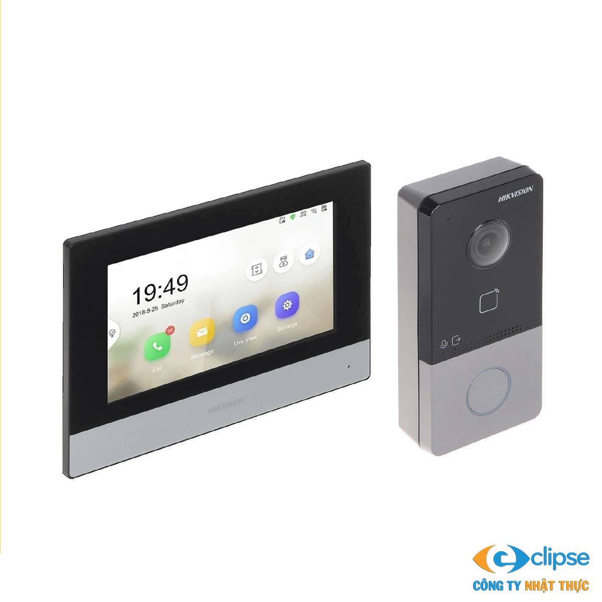 Bộ chuông cửa có hình IP HIKVISION SH-KIS6613-WTE