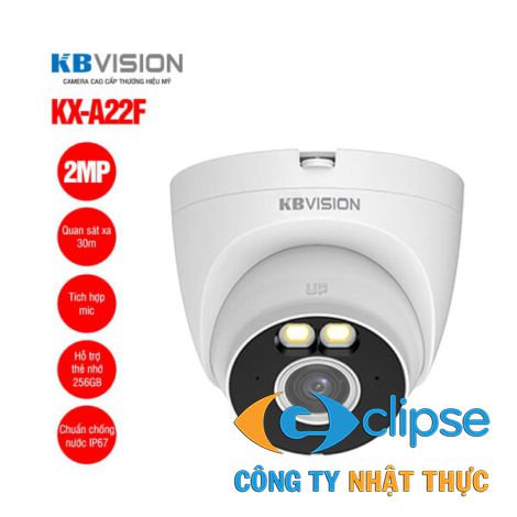 Camera dome Wifi 2MP KBVISION KX-A22F