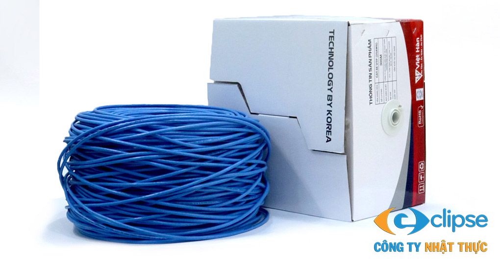 Cáp mạng 305m Việt Hàn LEAD CAT.6E UTP 25AWG 305m