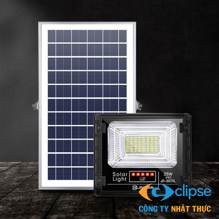 Đèn pha led năng lượng mặt trời JINDIAN JD8825L