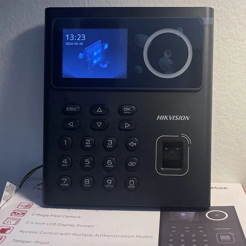 Máy chấm công nhận diện khuôn mặt, vân tay HIKVISION DS-K1T320MFWX