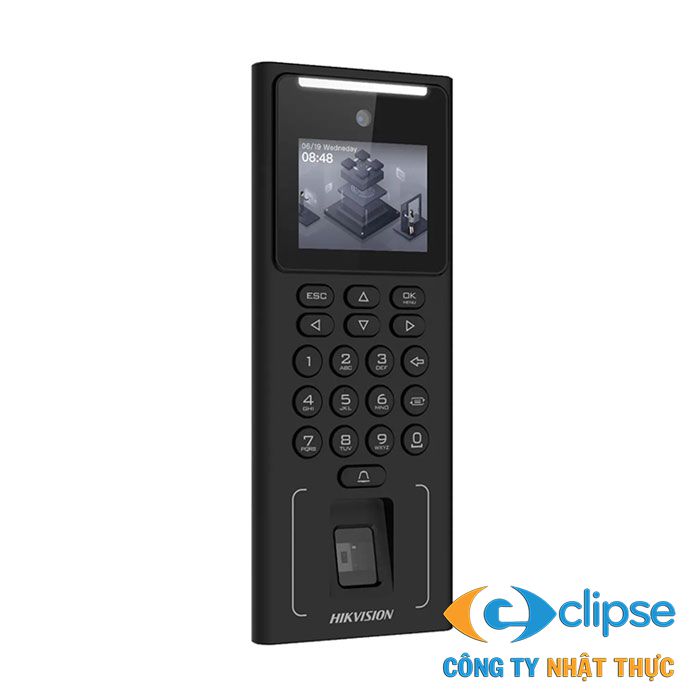 Máy chấm công khuôn mặt, vân tay, thẻ HIKVISION DS-K1T321MFWX