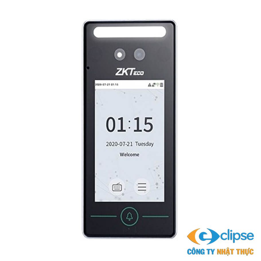 MÁY CHẤM CÔNG KHUÔN MẶT + THẺ CẢM ỨNG + LÒNG ZK TECO MINI AC