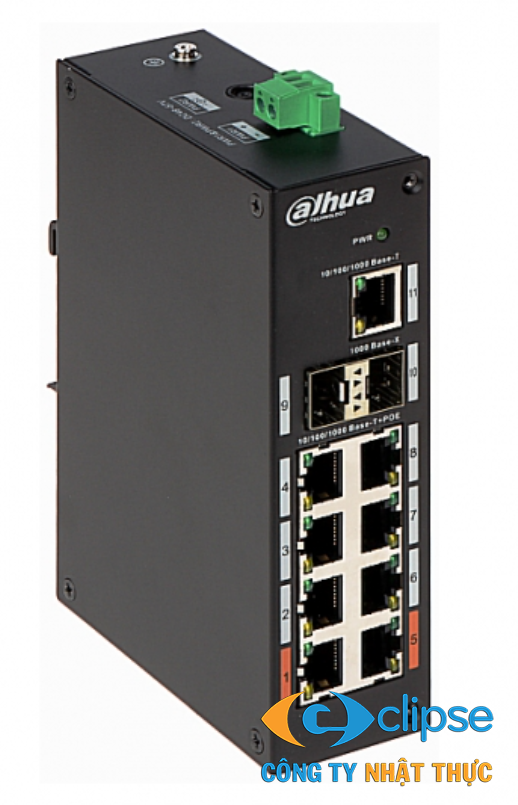 Switch PoE 8 port DAHUA DH-PFS3211-8GT-120