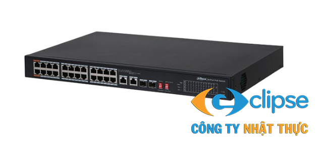 Switch PoE 24 cổng DAHUA DH-PFS3226-24ET-240