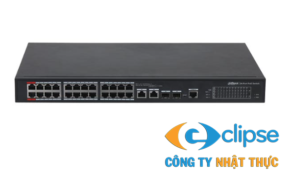 Switch PoE 24 cổng DAHUA DH-PFS4226-24ET-360