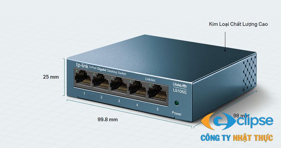 Switch 5 Cổng 10/100/1000Mbps TP-LINK LS105G
