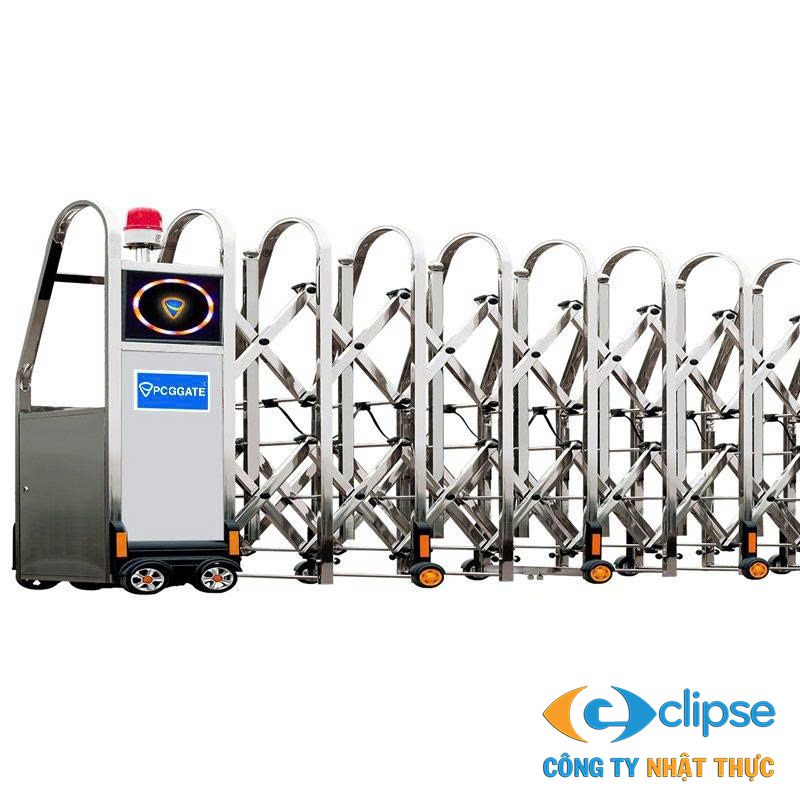 Cổng xếp Inox P-001