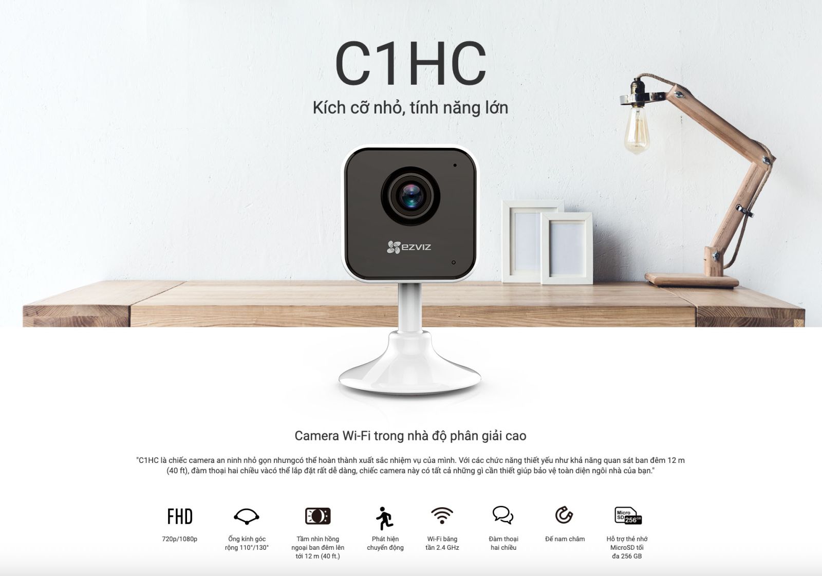 Tính năng của camera ezviz c1hc 2mp