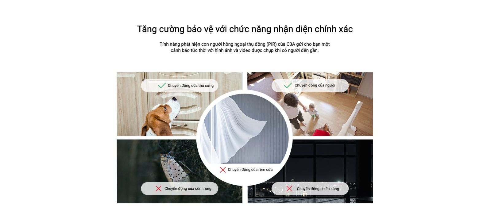 ezviz c3a camera cảm biến thông minh