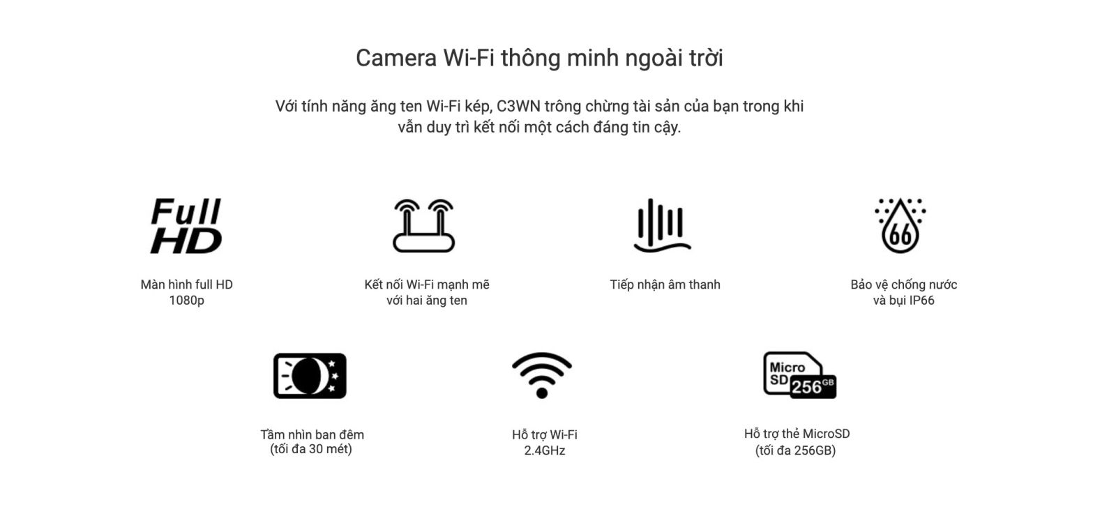camera c3wn 1080p cs-cv310-a0-1c2wfr (4mm)