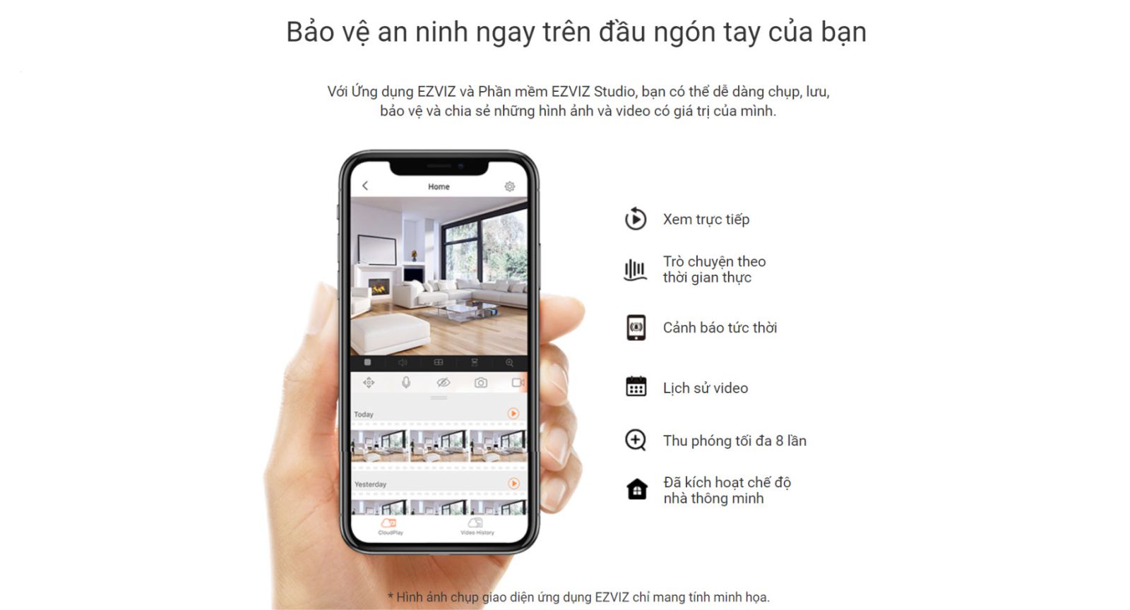 cs-c6n 2mp giúp bạn quan sát mọi nơi dù ở bất kỳ đâu, cực kì dễ sử dụng