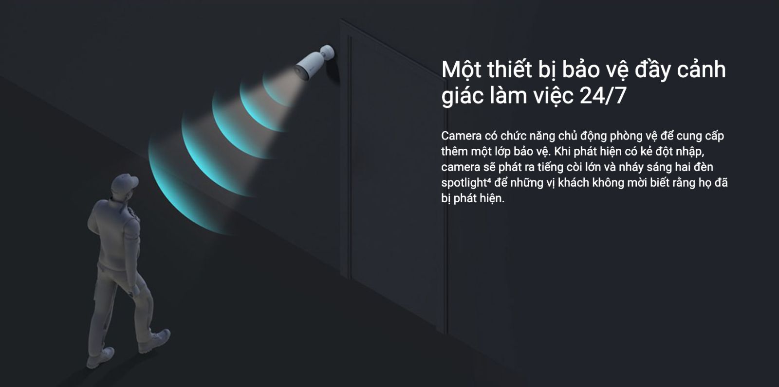 ezviz cb3 camera cảnh báo thông minh bằng âm thanh