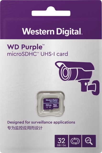 Thẻ nhớ Micro SD 32GB Western WD Purple Class 10