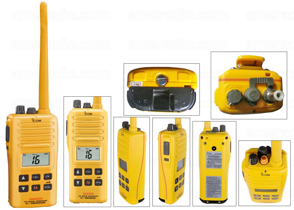 Máy bộ đàm cầm tay hàng hải Icom IC-GM1600e