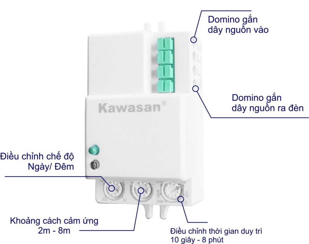 Công tắc cảm ứng rada vi sóng KAWA RS02D