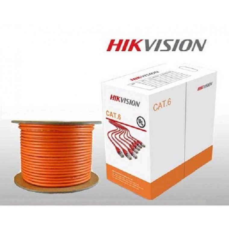 Cung cấp dây cáp mạng Hikvision CAT6E DS-1LN6-UU (cuộn 305m)