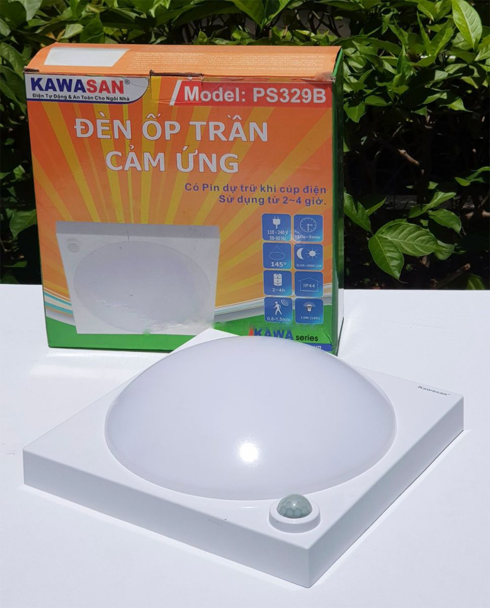 Đèn ốp trần cảm ứng chuyển động Kawa KW-PS329B-12W