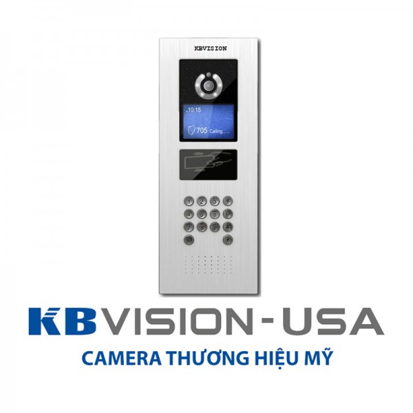 Chuông cửa màn hình có bàn phím số IP KBVISION KX-VDP03GN