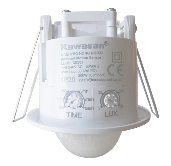 Đèn cảm ứng hồng ngoại KAWA KW-SS302 (3PIR)