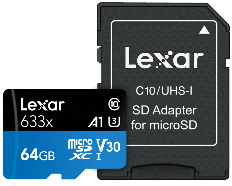Thẻ nhớ Micro SD 64GB Lexar LSDMI64GBB633A Class 10