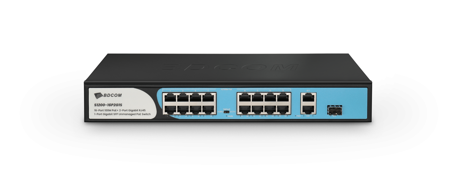 Switch mạng POE BDCOM S1200-16P2G1S