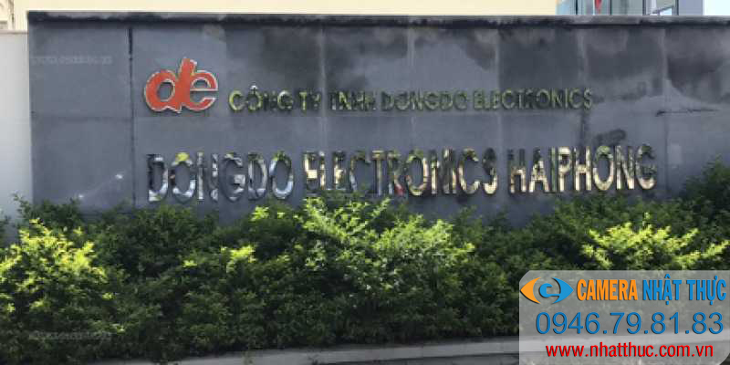 Lắp đặt máy chấm công cho Công ty TNHH Dongdo Electronics Hải Phòng