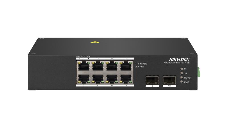 Switch PoE Gigabit 8 cổng HIKVISION DS-3T0510HP-E/HS